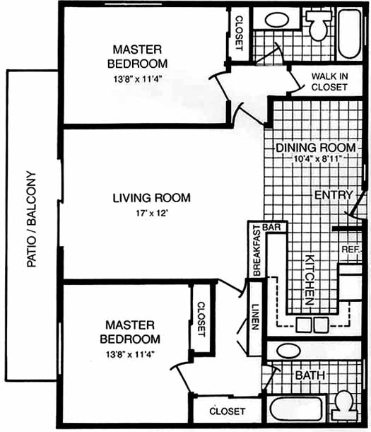 Dual Master Suite